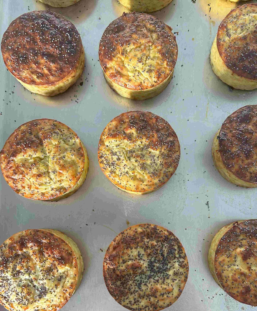 Flans de légume au fromage