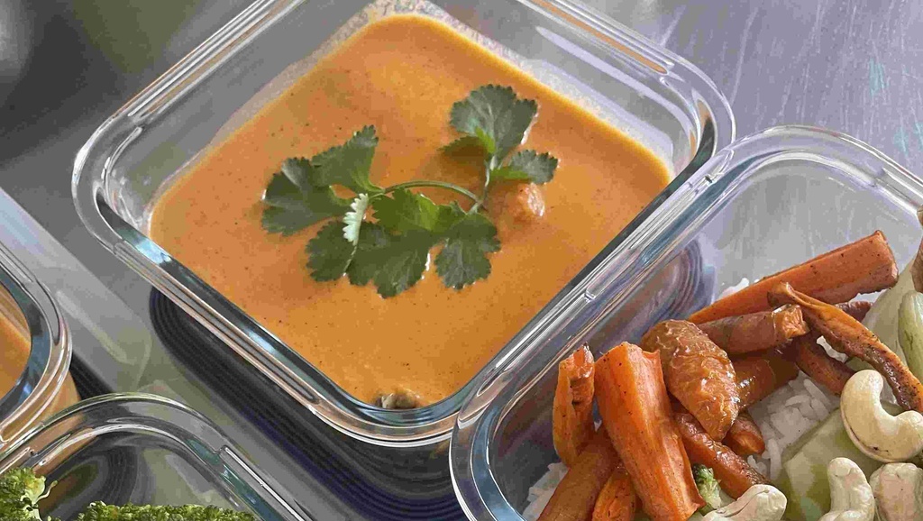 Dahl de lentilles au lait de coco, légume de saison et riz basmati - Mardi