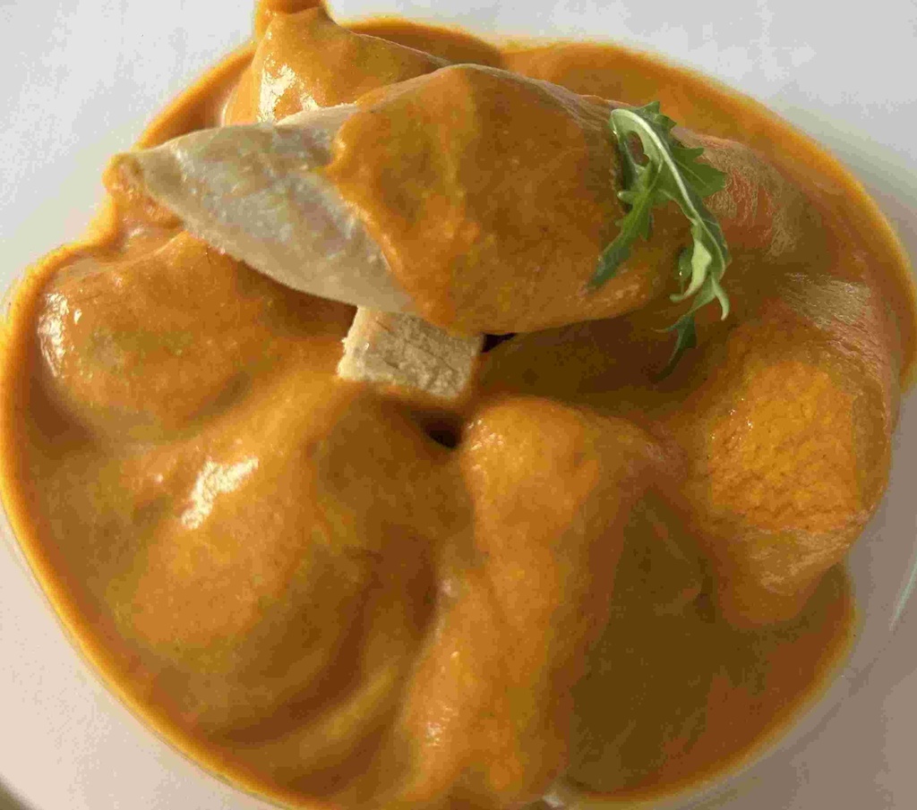 Emincé de poulet à la sauce tandoori - Lundi