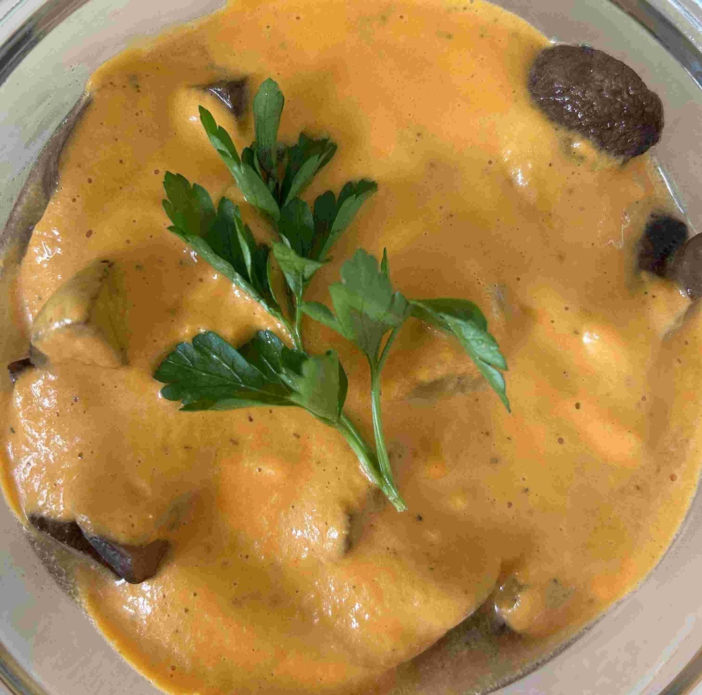 Emincé de poulet en sauce Stroganov - Lundi