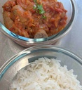 Rougail saucisse et riz basmati - Lundi