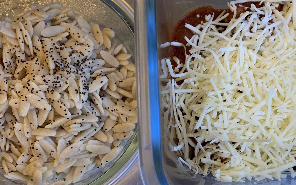 Moussaka et pâtes grecques - Mardi