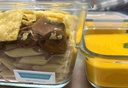 Penne complètes aux champignons, crème de potimarron et tuiles d'emmental - Lundi