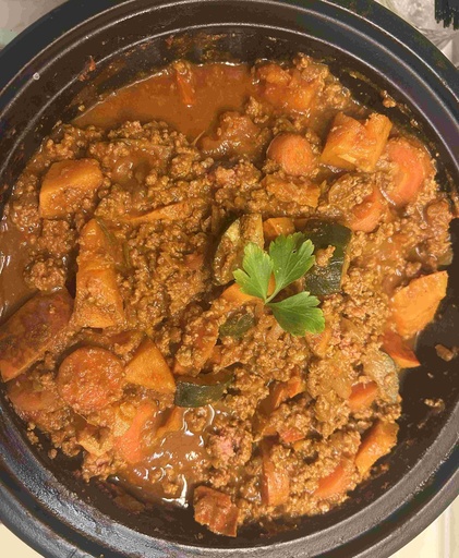 Cocotte de bœuf au curry doux - Mardi